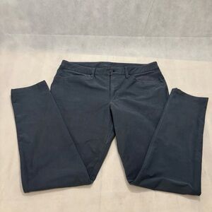 Lululemon Men’s Canvas Workwear Pants Size 36x32 Blue Gray